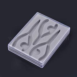 Couvre-pinces en plastique, rectangle, grises , 16x12.5x2.7 cm