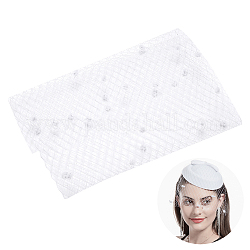 Brautschleier aus Polyester, für Hochzeitsfeierdekorationen für Frauen, weiß, 250x0.3 mm