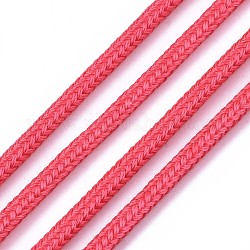 Светящиеся шнуры из полиэстера, светло-вишневый, 3 мм, около 100 ярд / пучок (91.44 м / пучок)