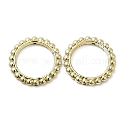 Acrylic Beads Frame, Ring, Golden, 43x5.5mm, Hole: 2.2mm
