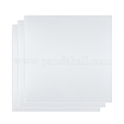 Olycraft hdpe (Polyethylen hoher Dichte) Platten, Viereck, weiß, 30.3x30.4x0.2 cm