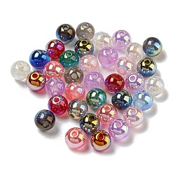 Acryl-Perlen, Runde, Mischfarbe, 6 mm, Bohrung: 1.4 mm