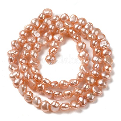 Нити из натурального культивированного пресноводного жемчуга PEAR-E017-35-1