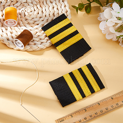 Погоны пилота из полиэстера DIY-WH0248-730B-1