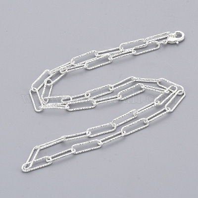 Изготовление колье из текстурированной латуни в виде скрепок MAK-S072-02A-S-1