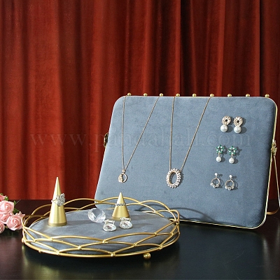 Бархатная стойка для выставки товаров ювелирных изделий PW-WG47714-01-1