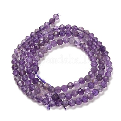 Natürlichen Amethyst Perlen Stränge&nbsp;G-K373-B03-03-1