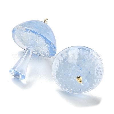 Светящиеся подвески-грибы из эпоксидной смолы RESI-C054-01B-1