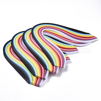 Wholesale Rectangle 26 Colors Quilling Paper Strips 