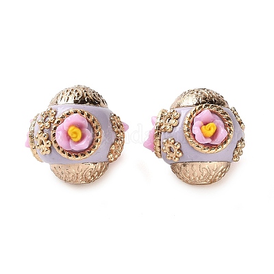 Ручная полимерная глиняная индонезия бисер IPDL-H001-22KCG-02-1