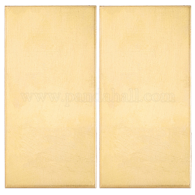 2 pezzo di lamiera di ottone&nbsp;KK-SP0002-57B-1