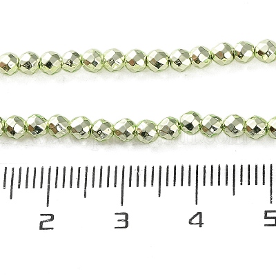 Гальванические нити из синтетических немагнитных гематитовых бусин G-C248-D01-3mm-01-1