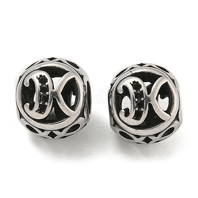 304 нержавеющая сталь бусины со стразами STAS-O002-01K-AS-1