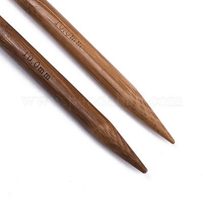 Doppelspitzstricknadeln aus Bambus (dpns)&nbsp;TOOL-R047-10mm-03-1