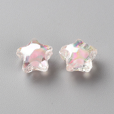 Perles en acrylique transparente&nbsp;TACR-S152-01B-SS2112-1