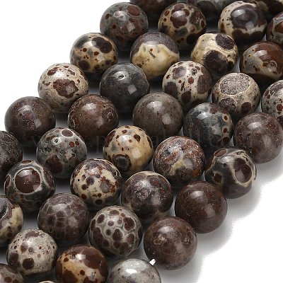 Нити бусин из натурального астроита и яшмы G-H329-C02-10mm-1