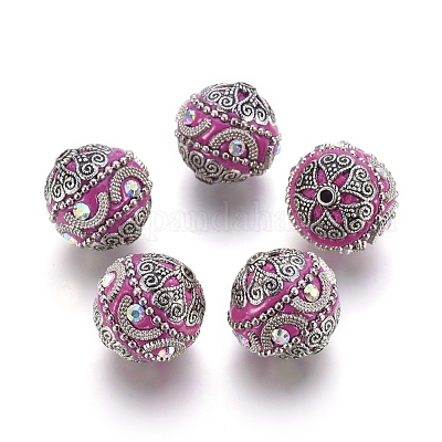 Индонезийские бусины ручной работы IPDL-E010-10O-1