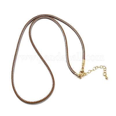 Изготовление ожерелья из плетеного нейлонового шнура толщиной 2.5 мм FIND-G095-01G-03-1