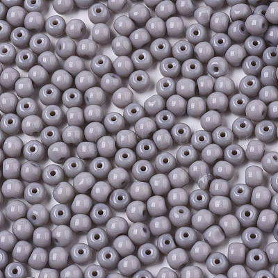 Непрозрачные цвета стеклянные бусины SEED-S040-01A-09-1