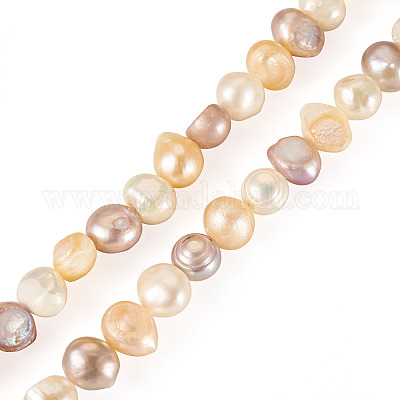 1 нить бусин из натурального культивированного пресноводного жемчуга PEAR-TA0001-17-1