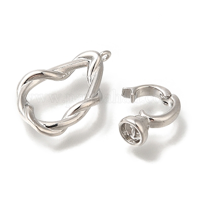 Латунь раз по сравнению с застежками KK-K389-028P-1