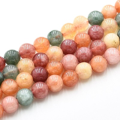 Природного кварца нитей бисера G-N355-6mm-18-1