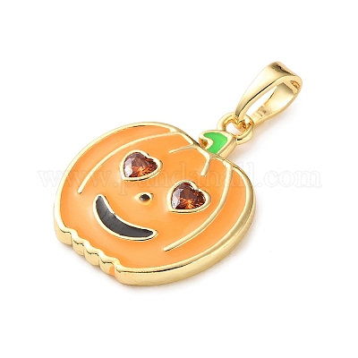 Латунные микро проложить кубического циркония подвески KK-I383-06G-03-1