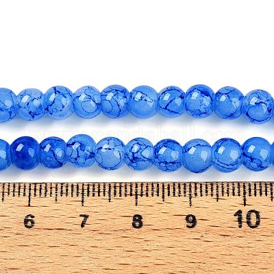 Стеклянные бусины DGLA-S115-6mm-YS14-1