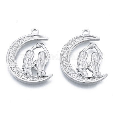 Подвески из нержавеющей стали 201 STAS-N098-195P-1