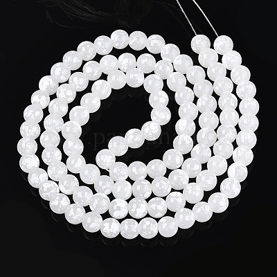 Выпечка краска бисер пряди DGLA-N015-8mm-01-1