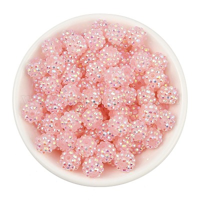 AB-цвет смолы горный хрусталь бисер RESI-S315-10x12-19-1