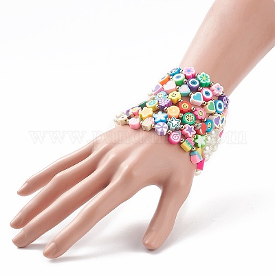 TINYSOME Mix 80 Panjia Style Bracelet Accessories 6 Color Large