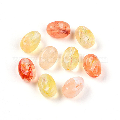 Прозрачные акриловые бусины TACR-T028-38E-1