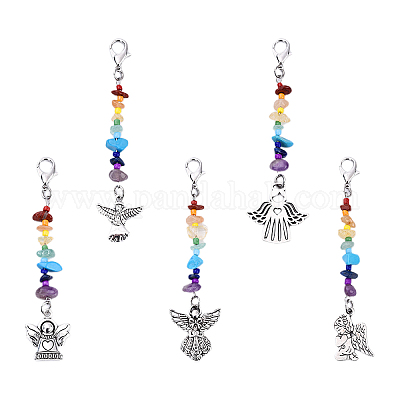 5 шт. подвески из натурального магнезита HJEW-YW00074-01-1