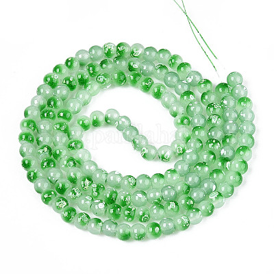 Выпечка краска бисер пряди DGLA-N015-6mm-09-1