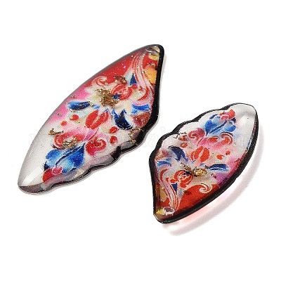 4шт 4 стиля прозрачные подвески из эпоксидной смолы RESI-B032-02C-1