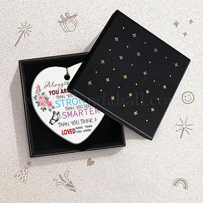 Подвесные украшения из печатного фарфора HJEW-WH0056-014-1