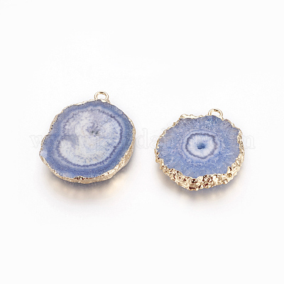 Подвески из натурального окрашенного кварца G-P399-B08-1