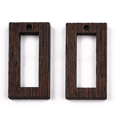 Подвески из натурального дерева венге WOOD-T023-36-1