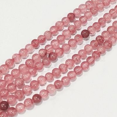 Натуральный красочный зеленый нефрит бисер пряди G-G757-02-4mm-1