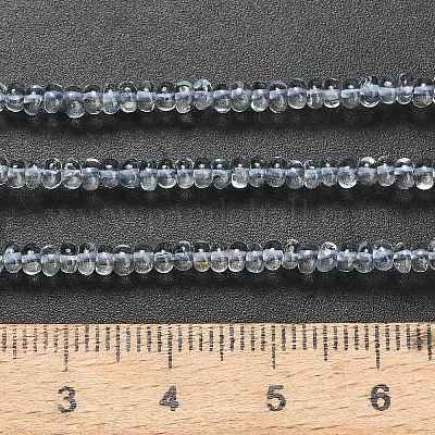Природные Аквамарин бисер нитей G-Z114-A02-1