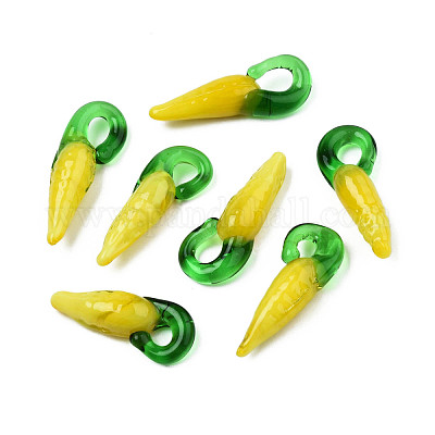 Подвески лэмпворк ручной работы осенняя тема LAMP-S188-15-1