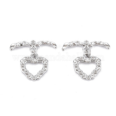 Латунные застежки-молнии из прозрачного кубического циркония KK-S356-580-NF-1