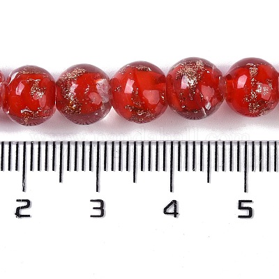 Бусины ручной работы бусины золотого песка LAMP-Z009-01B-1