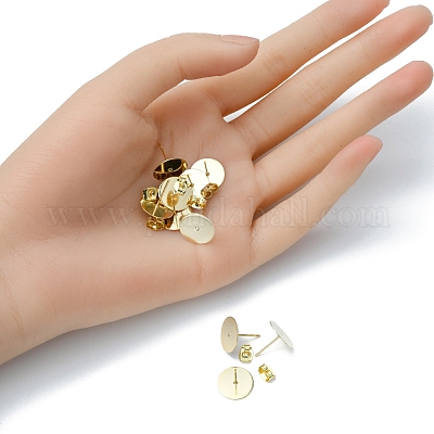 20 шт. фурнитура для сережек-гвоздиков из нержавеющей стали 304 STAS-YW0001-42A-1