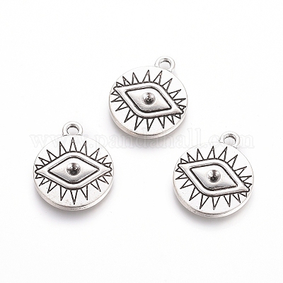 Стойки плакировка тибетского стиля сплава кулон настройки горный хрусталь&nbsp;LS-X-TIBEP-L005-08AS-1