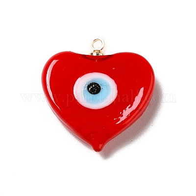 Подвески лэмпворк ручной работы LAMP-E030-01G-M-1