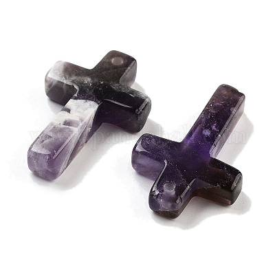 Natürlichen Amethyst Edelsteinanhänger&nbsp;G-H007-09E-1