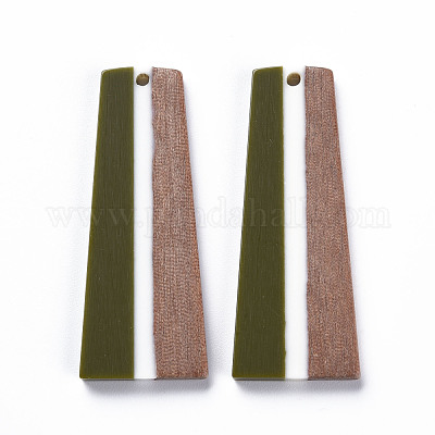 Подвески из смолы и ореха&nbsp;RESI-S389-073A-A05-1