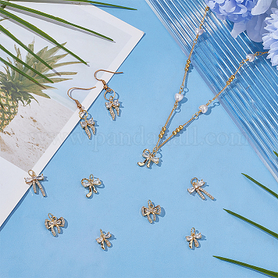 10шт 5 стиля латунный кулон&nbsp;KK-WR0001-59-1